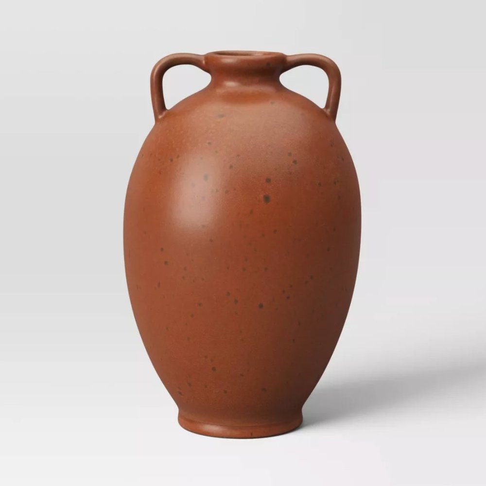 TARGET THRESHOLD MEDIUM CERAMIC VASE RUST - Picture 2 of 4